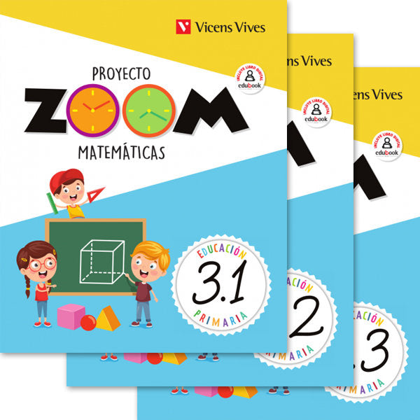 Matemáticas 3º EP Zoom Trimestral 19 (Vicens Vives) - 9788468258874 Imagen principal del producto