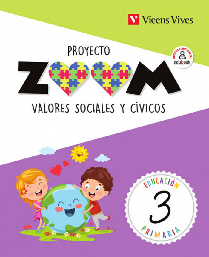 Valores Sociales Civicos 3º EP 18 Zoom (Vicens Vives) - 9788468260808 Imagen principal del producto