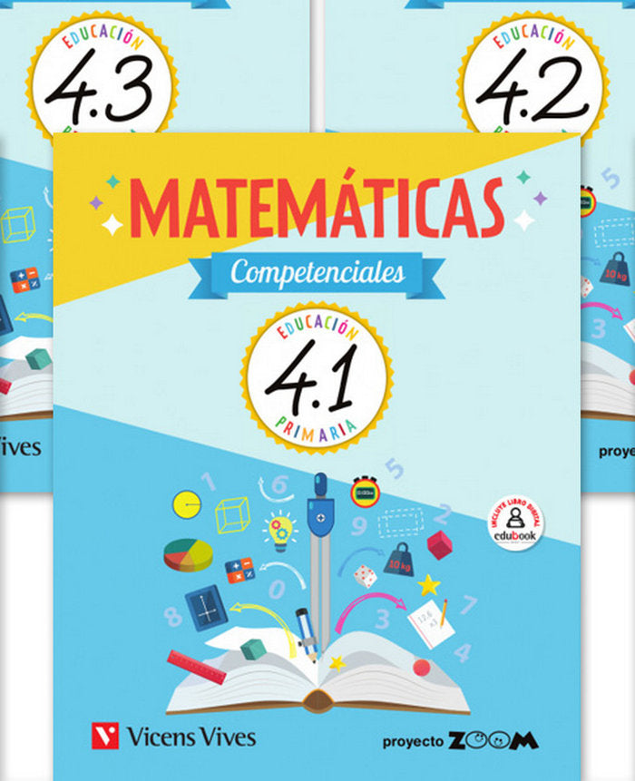 MATEMATICAS COMPETENCIALES 4 TRIM (ZOOM) | Varios autores | 9788468260914 (Vicens Vives) Imagen principal del producto
