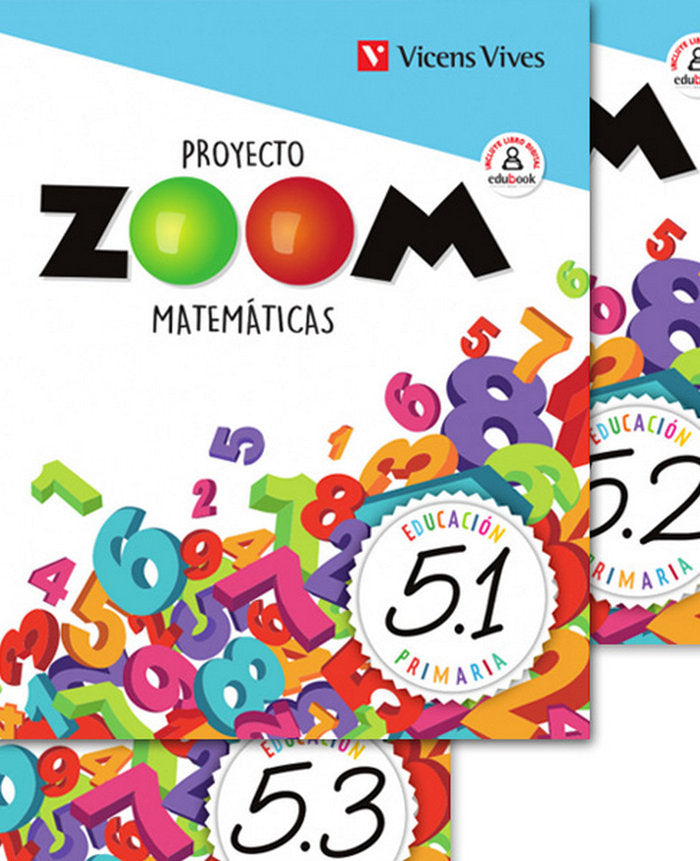 Matemáticas 5º EP Zoom Trimestral 19 (Vicens Vives) - 9788468261331 Imagen principal del producto