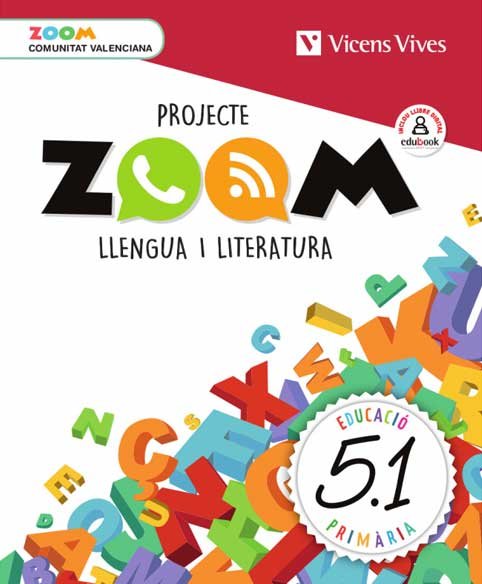 Llengua 5º EP Valencia 19 Zoom (Vicens Vives) - 9788468262178 Imagen principal del producto