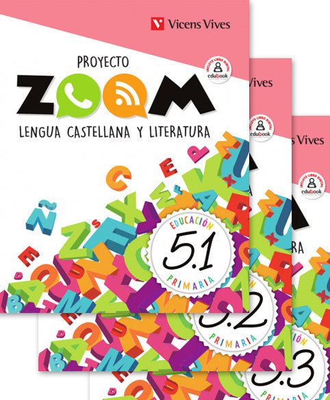 Lengua 5º EP Zoom Trimestral 19 (Vicens Vives) - 9788468262192 Imagen principal del producto
