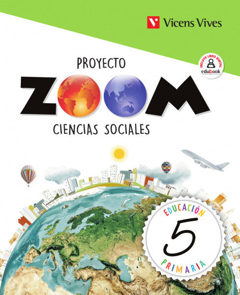 Sociales 5º EP Zoom 19 (Vicens Vives) - 9788468262239 Imagen principal del producto