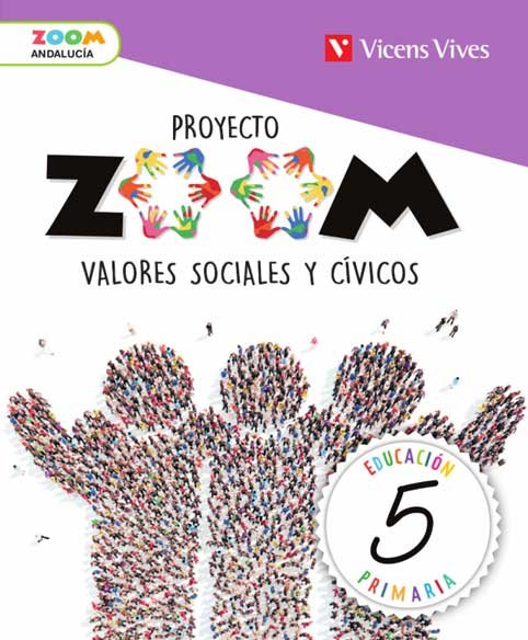 Valores 5º EP Andalucía 19 Zoom (Vicens Vives) - 9788468262291 Imagen principal del producto