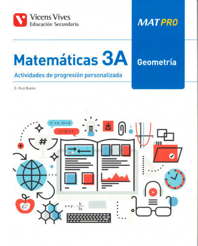 Cuaderno Geometría 3A 3º EP 19 Mat Pro (Vicens Vives) - 9788468263960 Imagen principal del producto