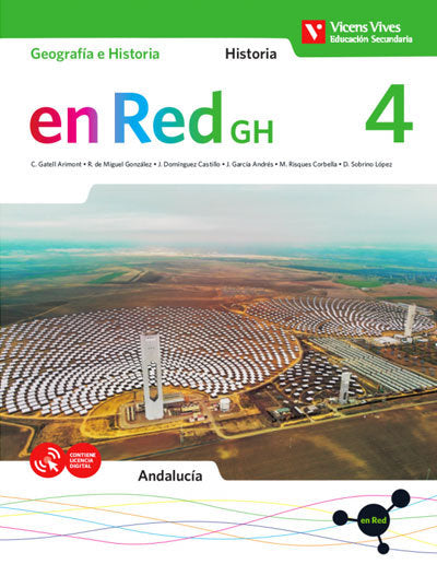Geografía e Historia 4º ESO Andalucía 21 en Red (Vicens Vives) - 9788468264479 Imagen principal del producto
