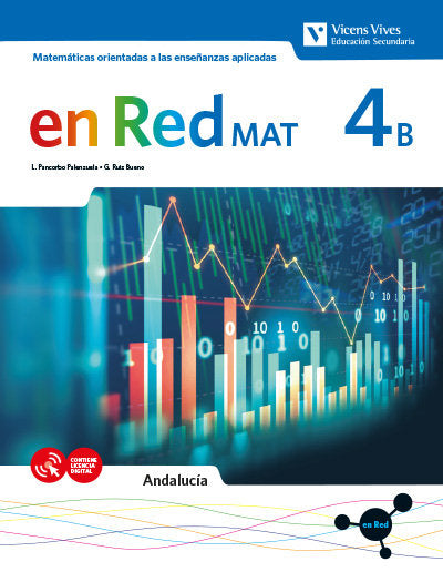 Matemáticas Opcion B 4º ESO Andalucía 21 en Red (Vicens Vives) - 9788468278209 Imagen principal del producto