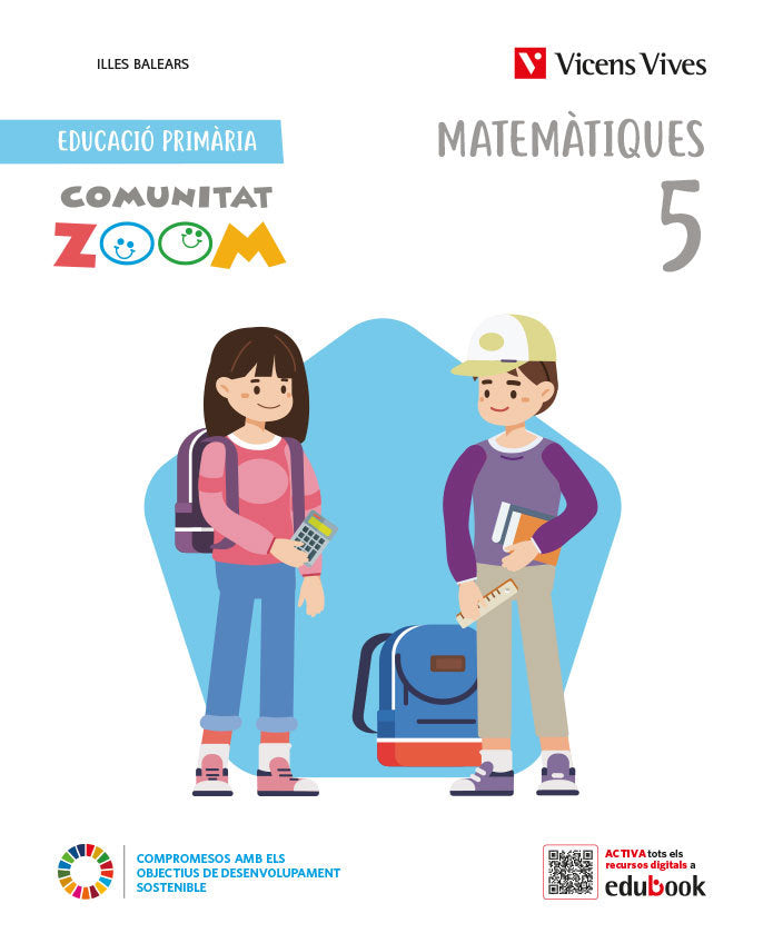 Matemàtiques 5. (Comunitat Zoom) | Varios autores | 9788468280660 (Vicens Vives) Imagen principal del producto