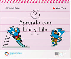 APRENDO CON LILO Y LILA CUADERNO 2 EI 3 AÑOS 22 | Varios Autores | 9788468280790 (Vicens Vives)