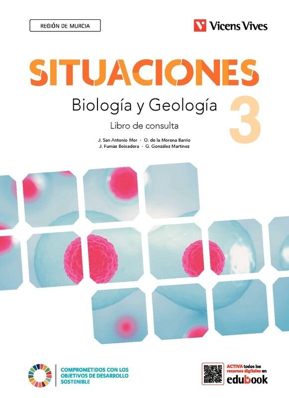 Biología y Geología 3º ESO Murcia Situaciones 24 (Vicens Vives) - 9788468281940 Imagen principal del producto