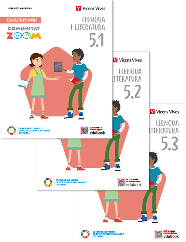 Llengua I Literatura 5º EP Trim Valencia Comunitat Zoom (Vicens Vives) - 9788468284071 Imagen principal del producto
