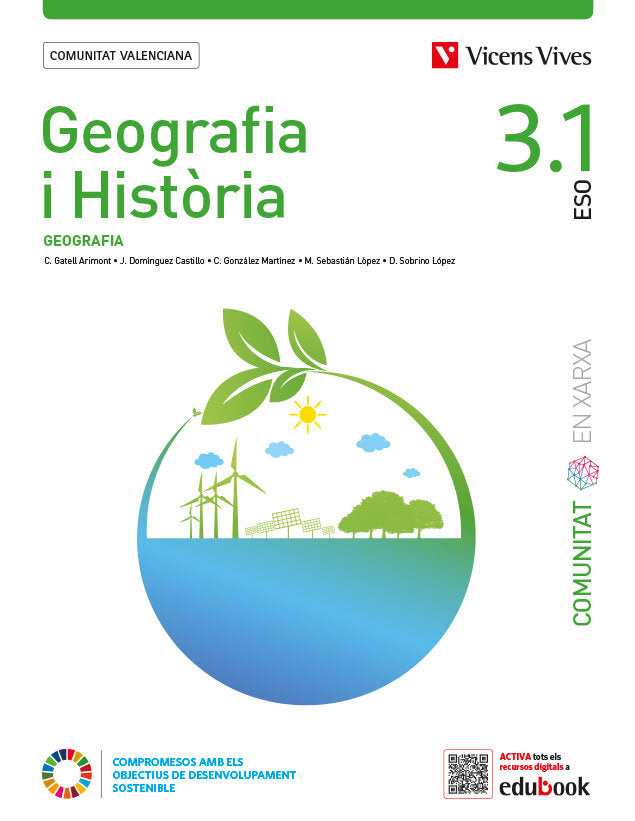 Geografía I Historia 3º ESO Valencia Económica Comunitat en (Vicens Vives) - 9788468285092 Imagen principal del producto