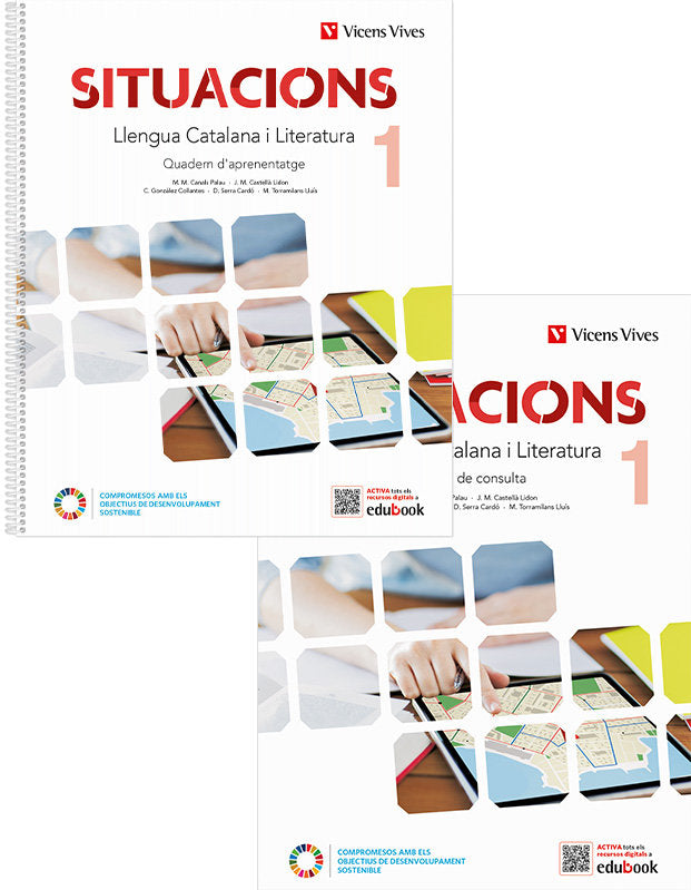Situacions 1. Llengua catalana i Literatura. Llibre de consulta i quadern d'aprenentatge | Varios autores | 9788468285207 (VICENS VIVES) Imagen principal del producto