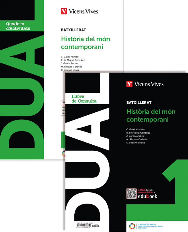 ✅ HISTORIA CONTEMPORANI 1ºNB CATAL (LC+QA+DI) DUAL 22 - 9788468285870