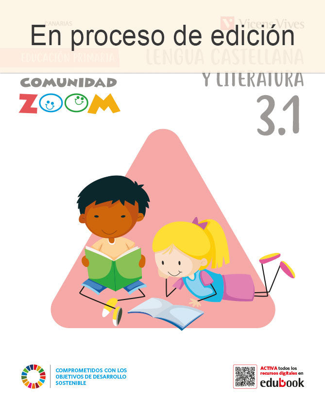Lengua Castellana 3º EP Trim Canarias Comunidad Zoom 22 (Vicens Vives) - 9788468287027 Imagen principal del producto