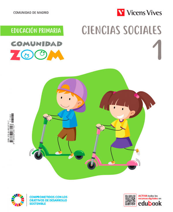Sociales 1º EP Madrid + Act, Bienvenida Comunidad Zoom 22 (Vicens Vives) - 9788468287157 Imagen principal del producto