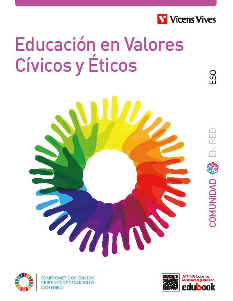✅ EDUCACIÓN EN VALORES CÍVICOS Y ÉTICOS 3 COMUNIDAD EN RED (MEC) VV.AA. VICENS-VIVES - 9788468287348