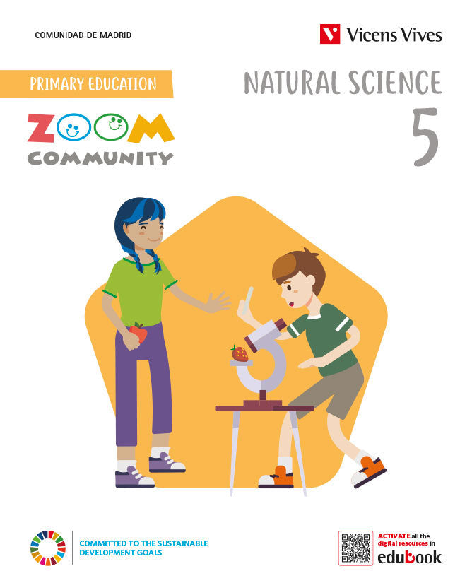 Natural Science 5º EP Madrid Zoom Community 22 (Vicens Vives) - 9788468289779 Imagen principal del producto