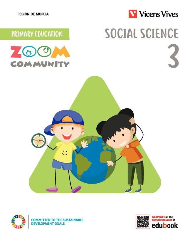 Social Science 3º EP Murcia 22 Zoom Community (Vicens Vives) - 9788468291017 Imagen principal del producto