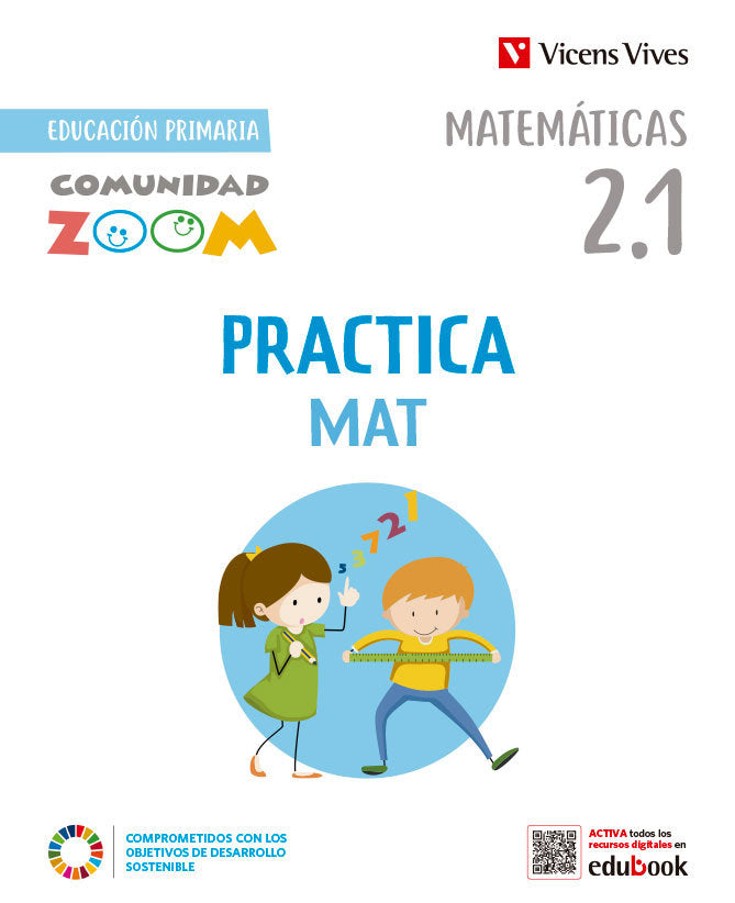 PRACTICAMAT 2º de Primaria TRIM ACT COMUNIDADI ZOOM 23 | EQUIPO EDITORIAL | 9788468292007 (Vicens Vives) Imagen principal del producto