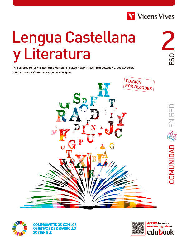 Lengua Castellana y Literatura 2. (Comunidad en Red). Edición por bloques | Varios autores | 9788468293110 (VICENS VIVES) Imagen principal del producto