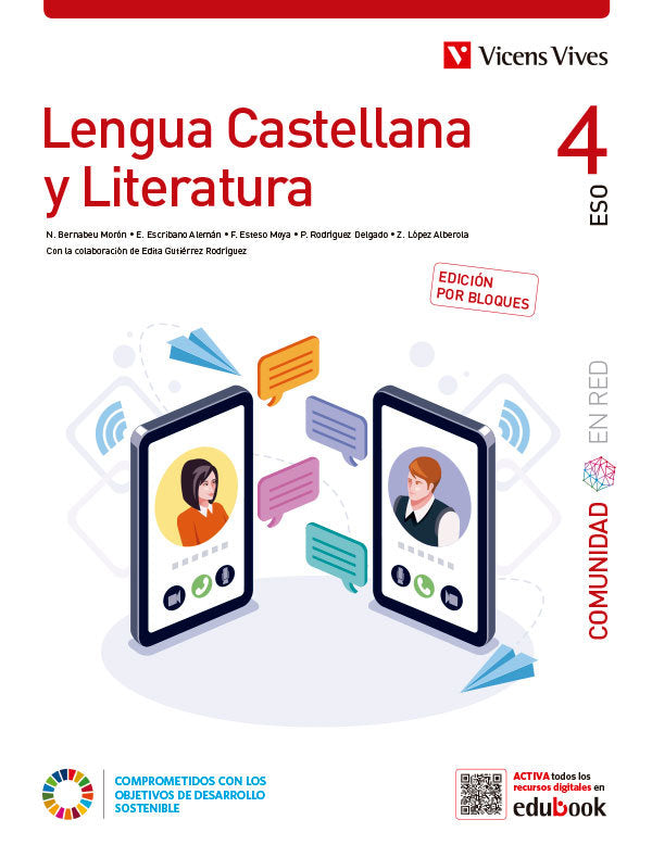 Lengua Castellana y Literatura 4. (Comunidad en Red). Edición por bloques | Varios autores | 9788468293127 (VICENS VIVES) Imagen principal del producto