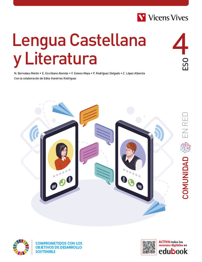 Lengua Castellana y Literatura 4. (Comunidad en Red). Edición combinada | Varios autores | 9788468293141 (VICENS VIVES) Imagen principal del producto