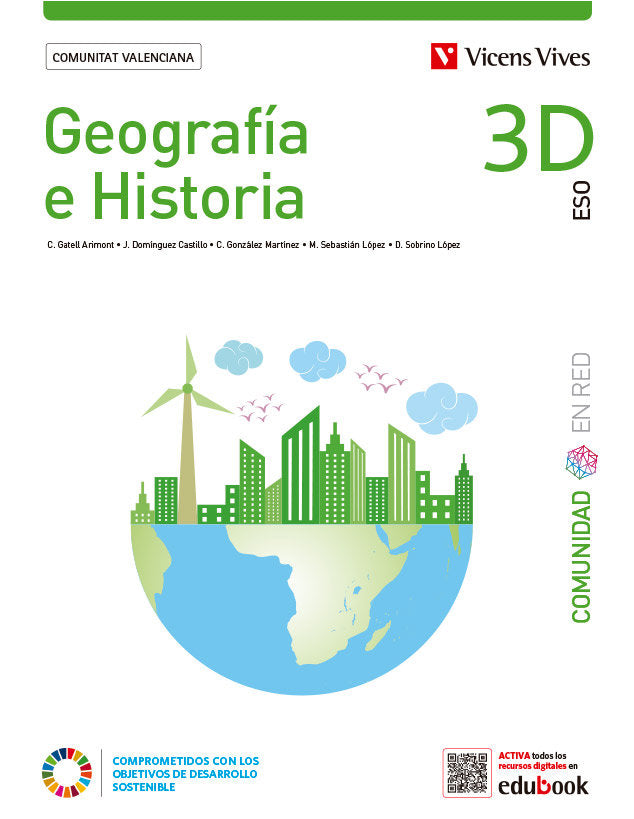 Geografía e Historia 3º ESO Valen, Div Com, Red 23 (Vicens Vives) - 9788468294629 Imagen principal del producto