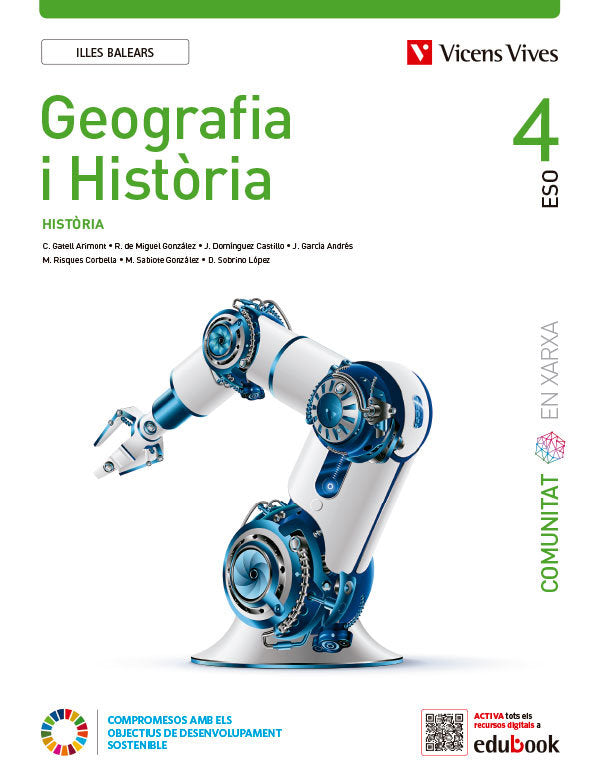 Geografia i Història 4. Illes Balears (Comunitat en Xarxa) | Varios autores | 9788468295121 (VICENS VIVES) Imagen principal del producto