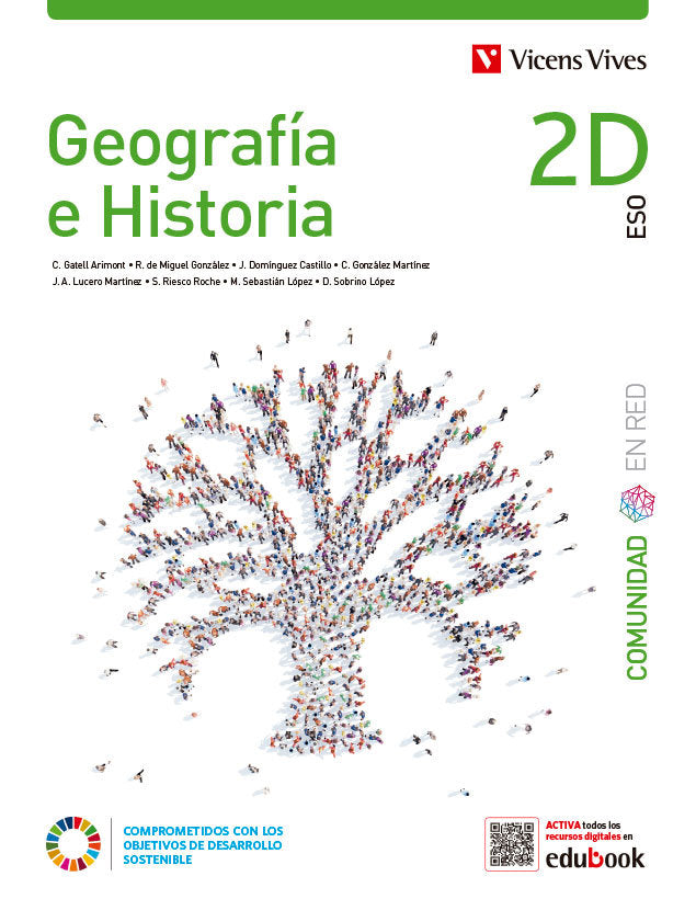 Geografía e Historia 2D Diversidad (Comunidad en Red) | Varios autores | 9788468295541 (VICENS VIVES) Imagen principal del producto