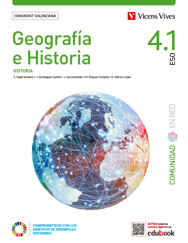 Geografía e Historia 4º ESO Valenc (4, 1-4, 2) Com, Red 23 (Vicens Vives) - 9788468295565 Imagen principal del producto