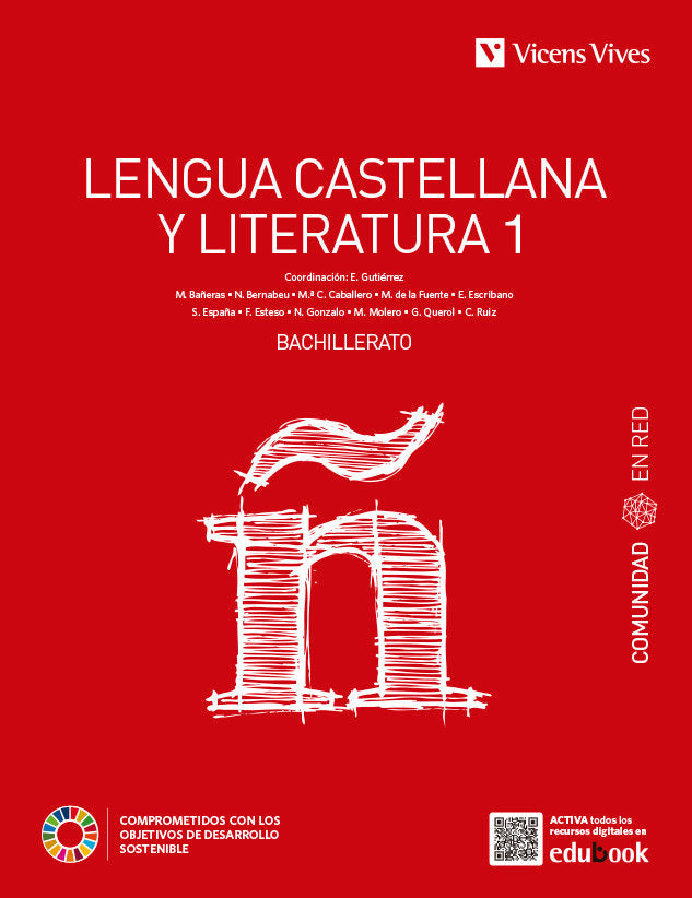 ✅ LENGUA CASTELLANA 1ºBACH COMUNIDAD RED 23 - 9788468299358 Imagen principal del producto