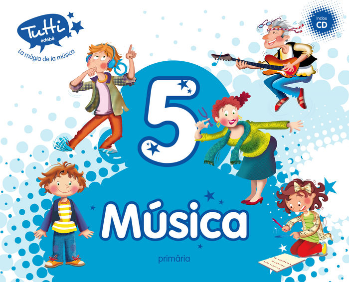 Música 5º EP Cataluña 14 Tutti (Edebe) - 9788468312668 Imagen principal del producto