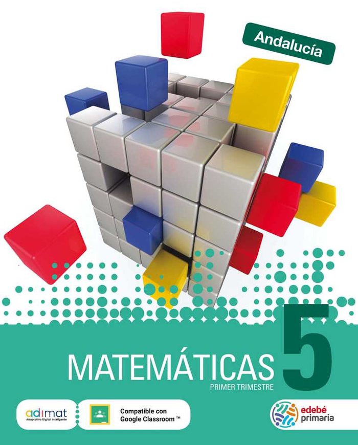 Matemáticas 5º EP Andalucía 19 (Edebe) - 9788468342429 Imagen principal del producto
