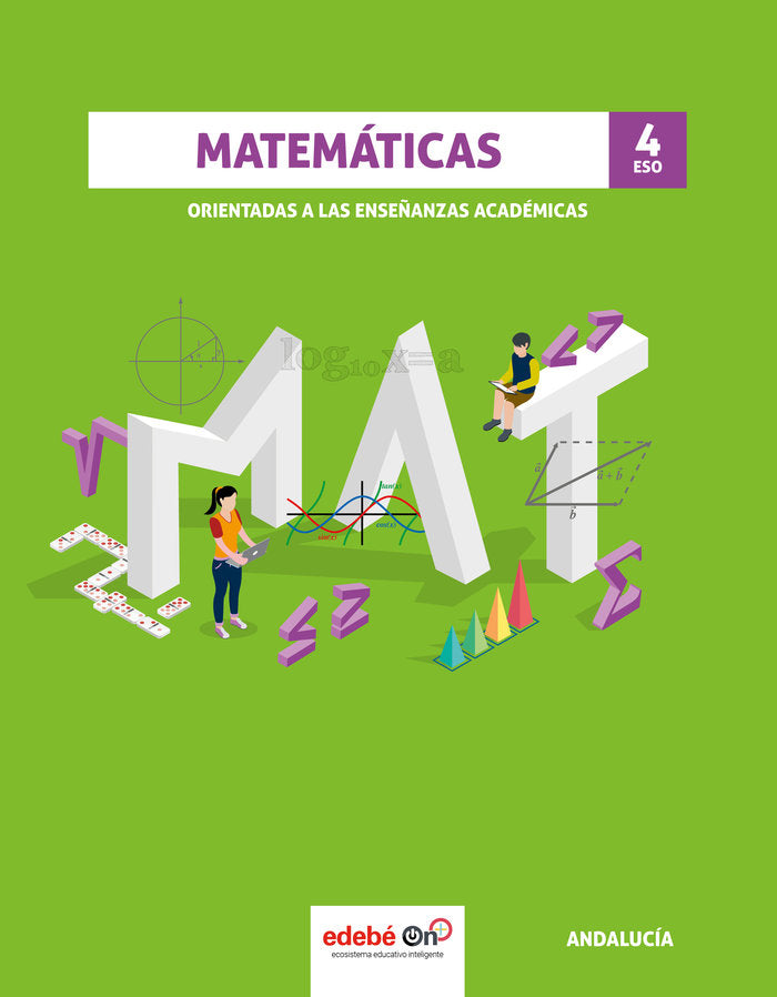 Matemáticas Academicas 4º ESO Andalucía 21 (Edebe) - 9788468351865 Imagen principal del producto
