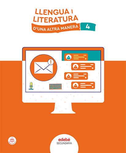 Llengua 4º ESO Cataluña 23 (Edebe) - 9788468364841 Imagen principal del producto