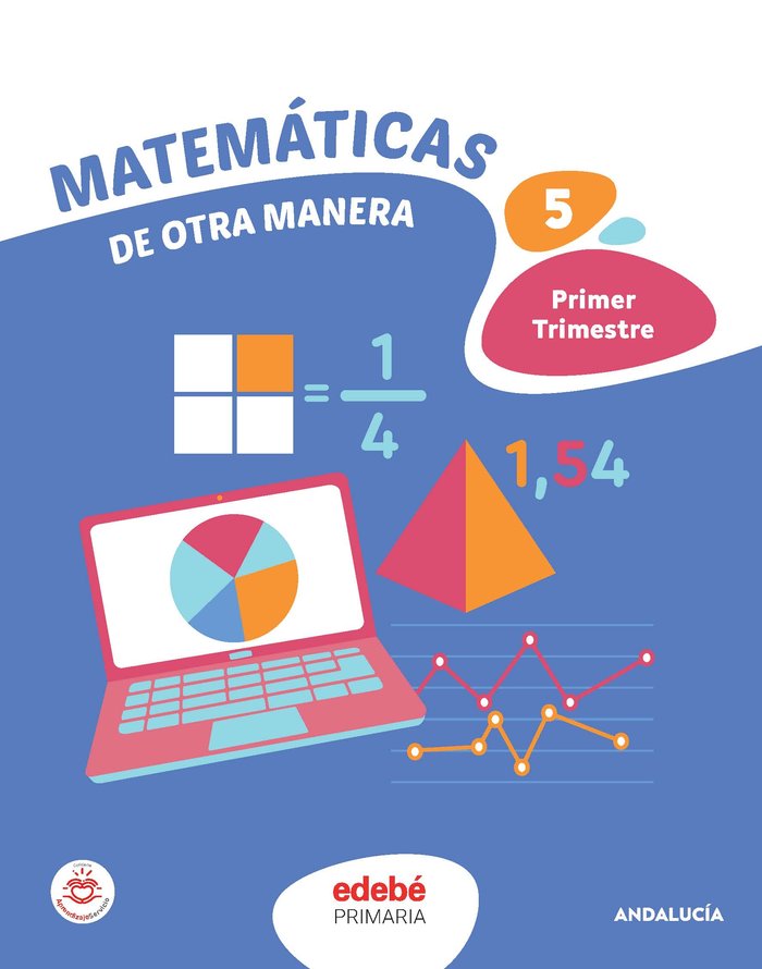 Matemáticas 5º EP Andalucía 23 +adimat (Edebe) - 9788468368542 Imagen principal del producto