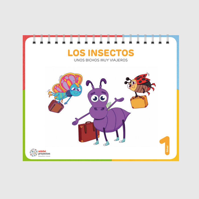 LOS INSECTOS 3AÑOS EI 24 | Varios Autores | 9788468371542 (Edebe)