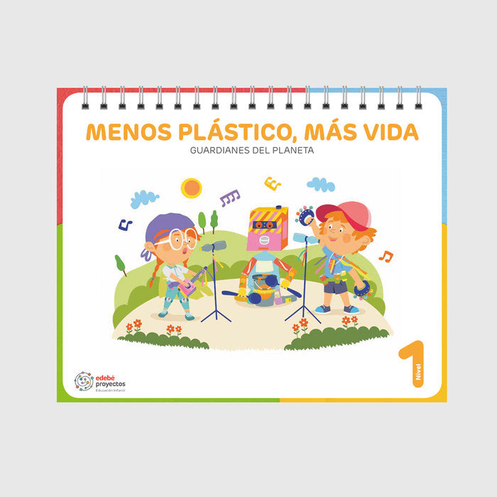 MENOS PLASTICO MAS VIDA 3AÑOS EI 24 | Varios Autores | 9788468371672 (Edebe) Imagen principal del producto