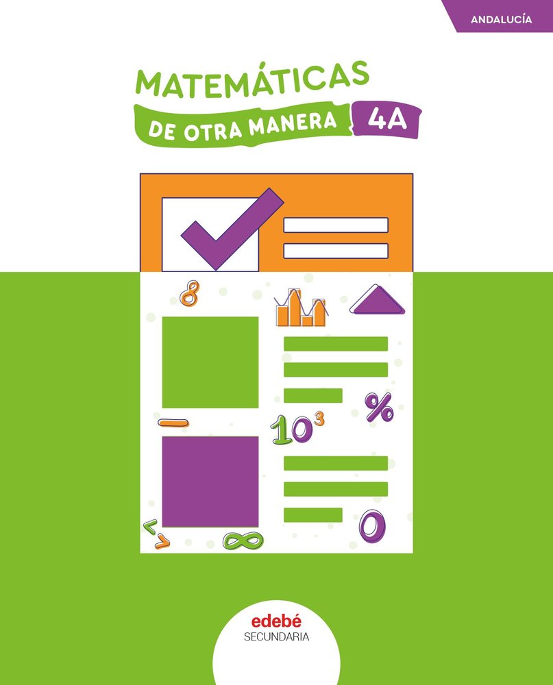 Matemáticas a 4º ESO Andalucía 25 de Otra Manera (Edebe) - 9788468374628 Imagen principal del producto