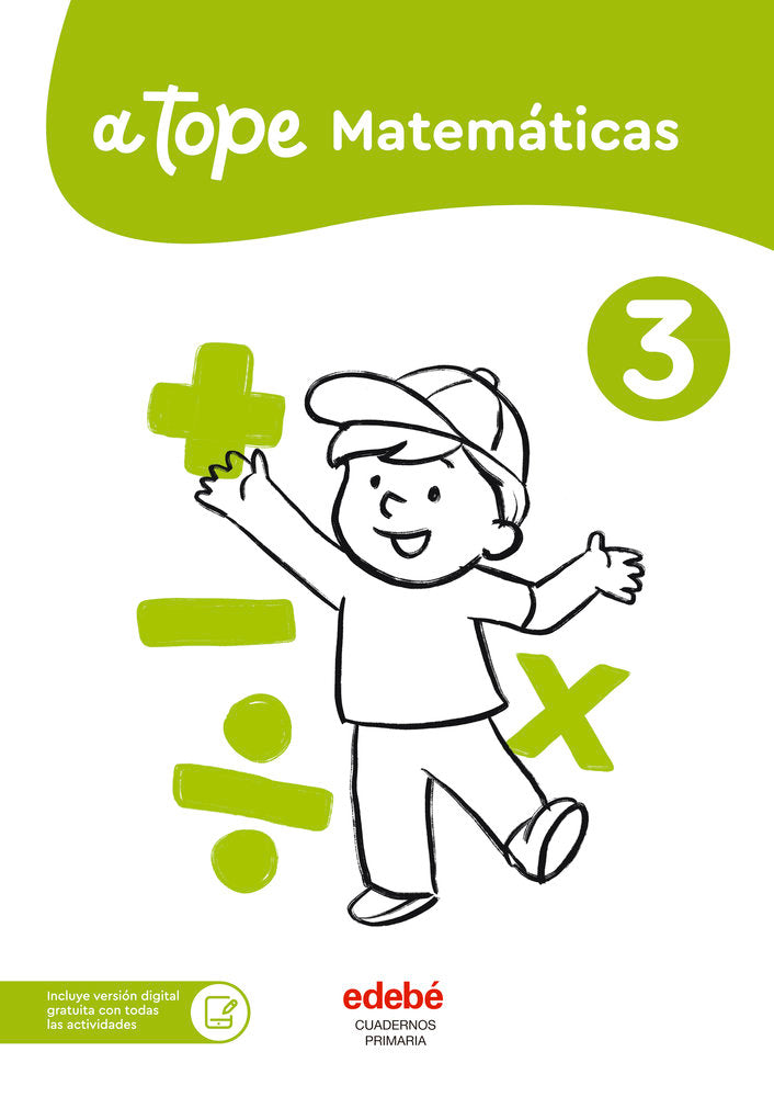 A tope Matemáticas 3 | Varios autores | 9788468376370 (Edebe)