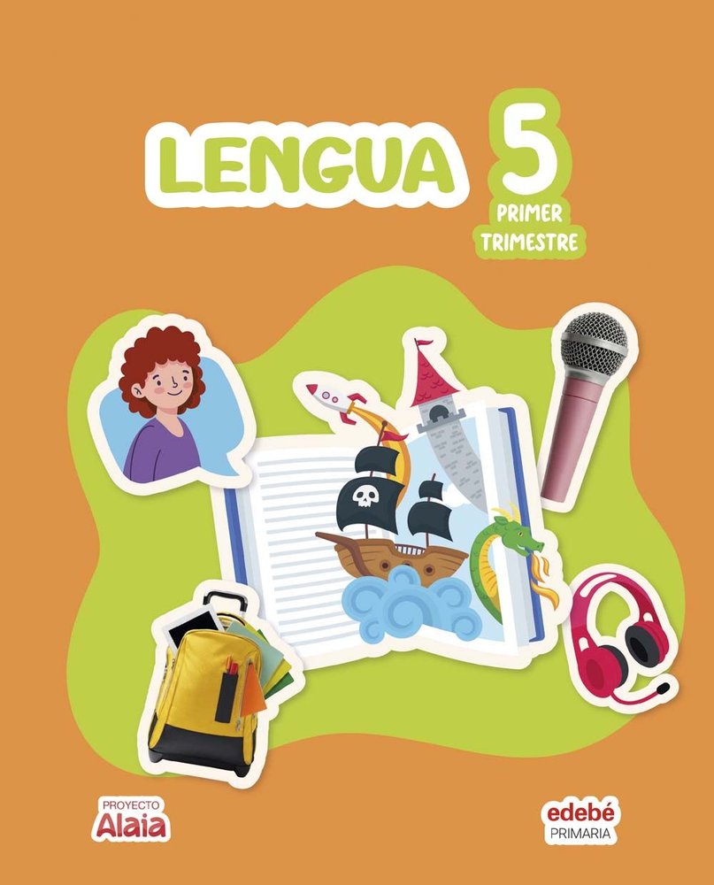 Lengua 5º EP 26 Alaia (Edebe) - 9788468378183 Imagen principal del producto