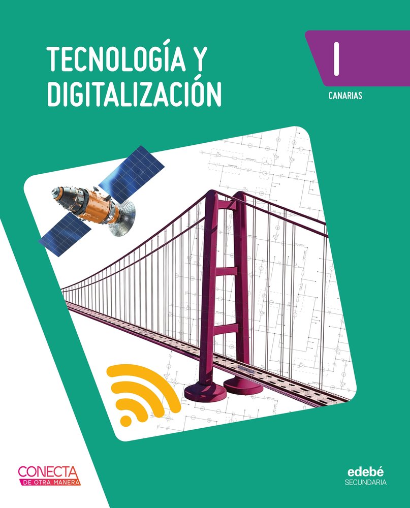 Tecnología Digitalizacion I 1º ESO Canarias 26 Conecta Maner (Edebe) - 9788468379937