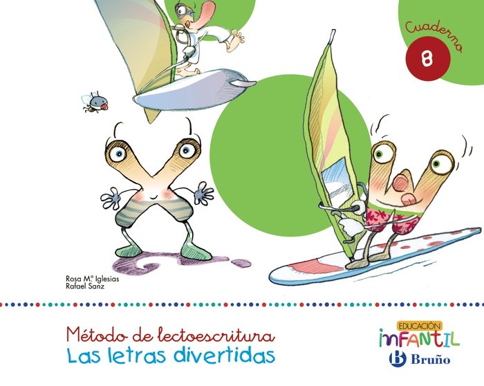 LETRAS DIVERTIDAS CUAD,8 EI 5AÑOS 16 LECTOESCRITURA | AA,VV | 9788469611517 (Bruño)