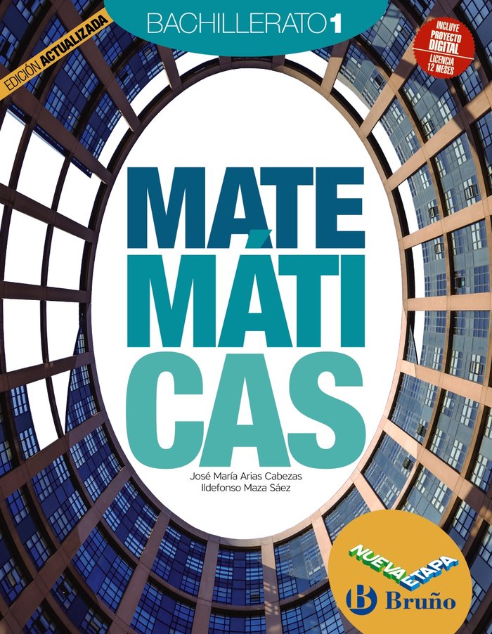 ✅ MATEMATICAS 1ºBACH NUEVA ETAPA 23 - 9788469634561