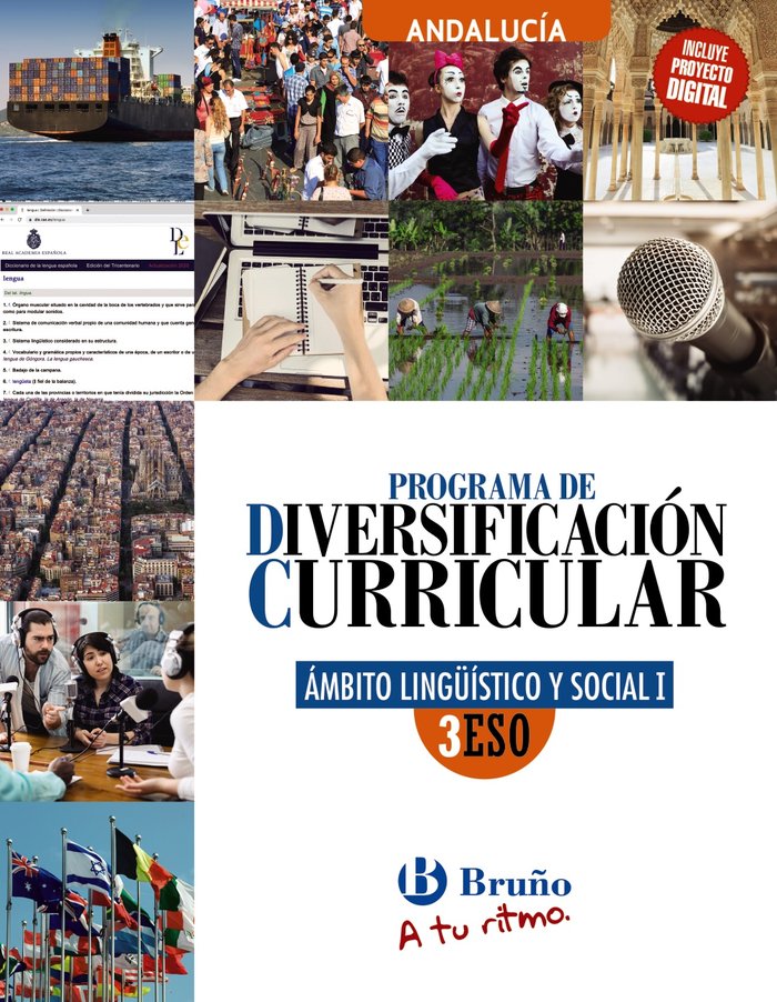 Diversificación Curricular Ámbito Lingüístico y Social 3ºESO | Equipo Bruño | 9788469634608 (BRUÑO) Imagen principal del producto