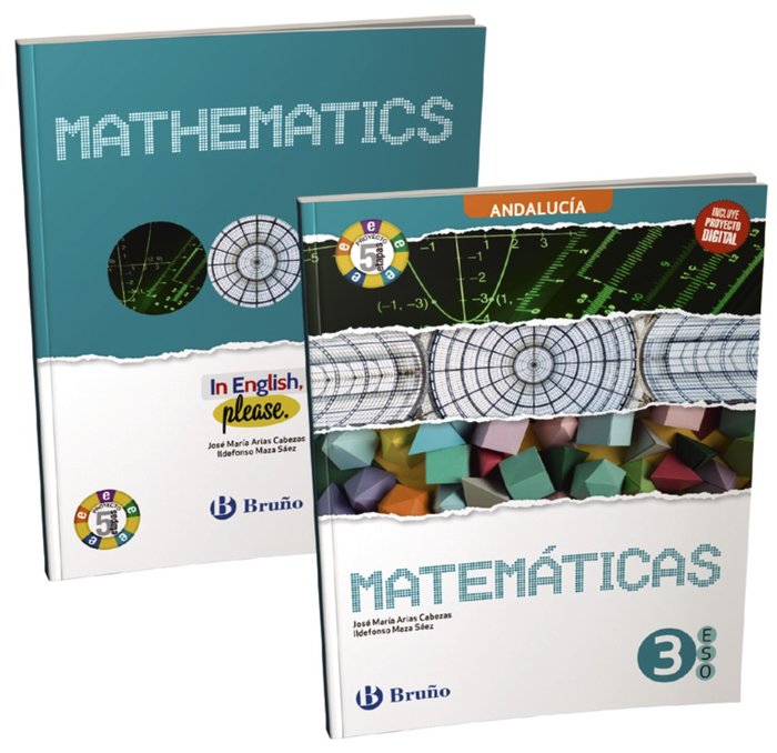 Matemáticas 3ºESO + In English, please Mathematics 3ºESO | Varios autores | 9788469634851 (BRUÑO) Imagen principal del producto