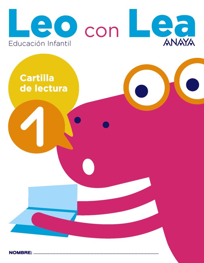 LEO CON LEA CARTILLA LECTURA 1 EI 17 | AA,VV | 9788469829769 (Anaya Texto) Imagen principal del producto