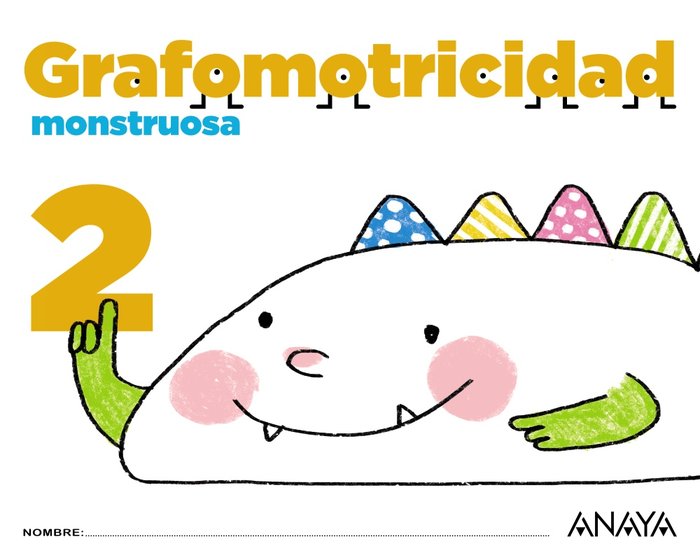 GRAFOMOTRICIDAD MONSTRUOSA 2 EI 17 | AA,VV | 9788469829851 (Anaya Texto) Imagen principal del producto