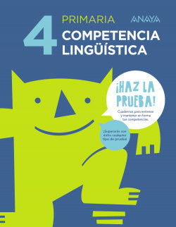 Cuaderno Competencia Lingüística 4 (Anaya) - 9788469831304
